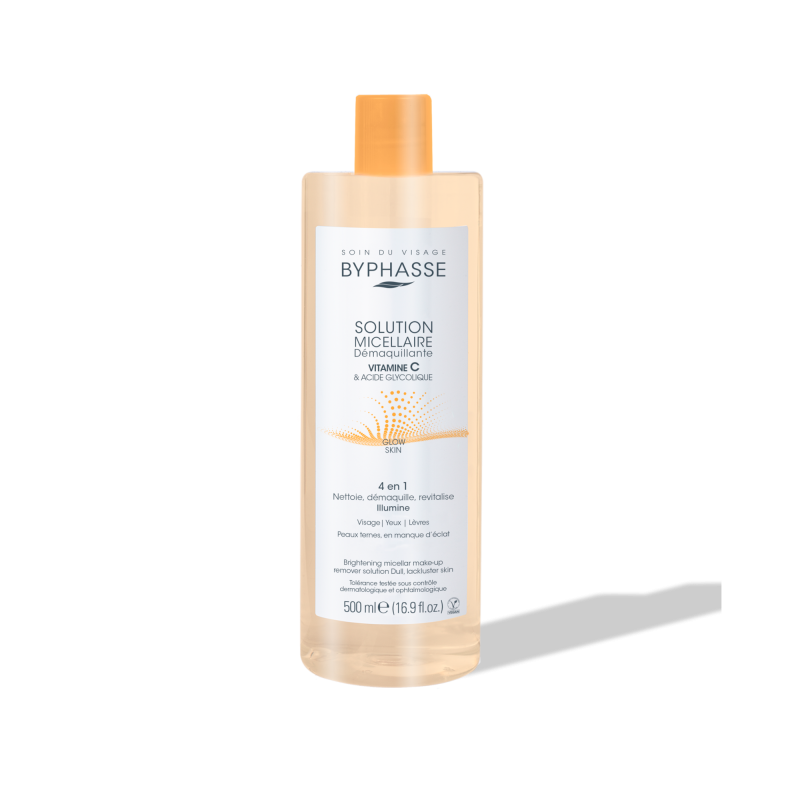 Byphasse Vitamin C mitsellaarvesi glükoolhappega 500 ml.png