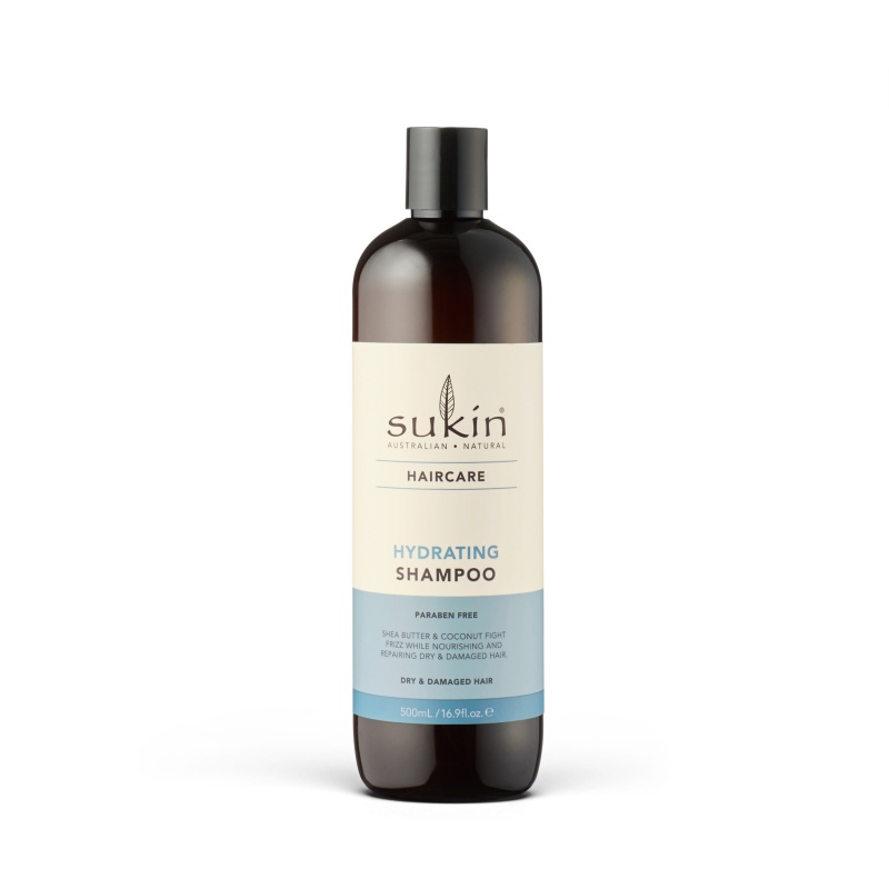 SUKIN hydrating shampoo for damaged hair with coconut and lime, 500ml.jpg