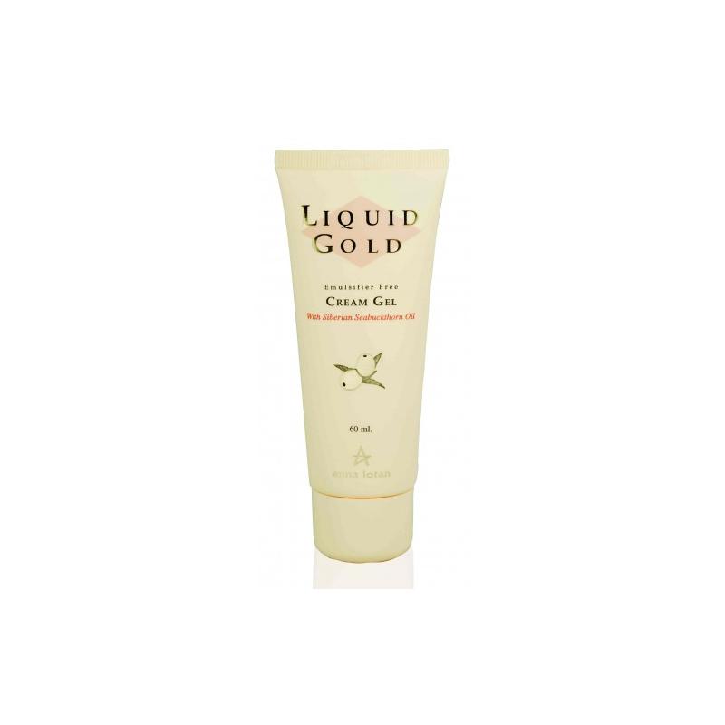 ANNA LOTAN LIQUID GOLD EMULSIFIER FREE - CREAM GEL 60 ML,  KULDNE KREEM - GEEL 