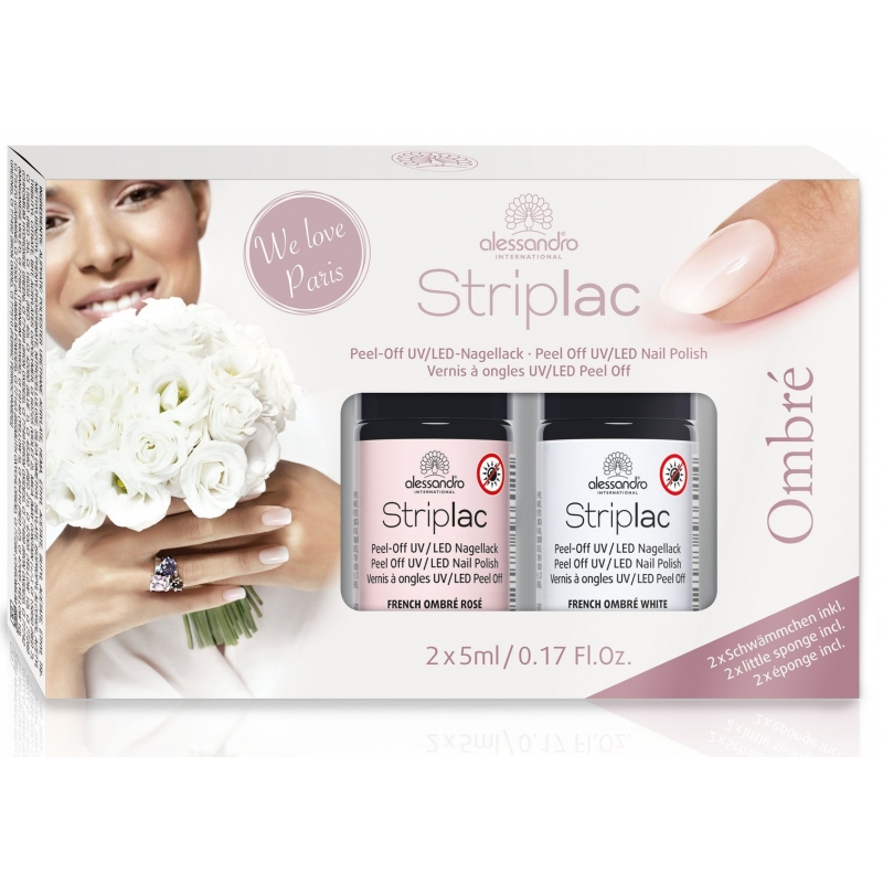Alessandro Striplac French Ombre Set, White, Rose @ beautyshop