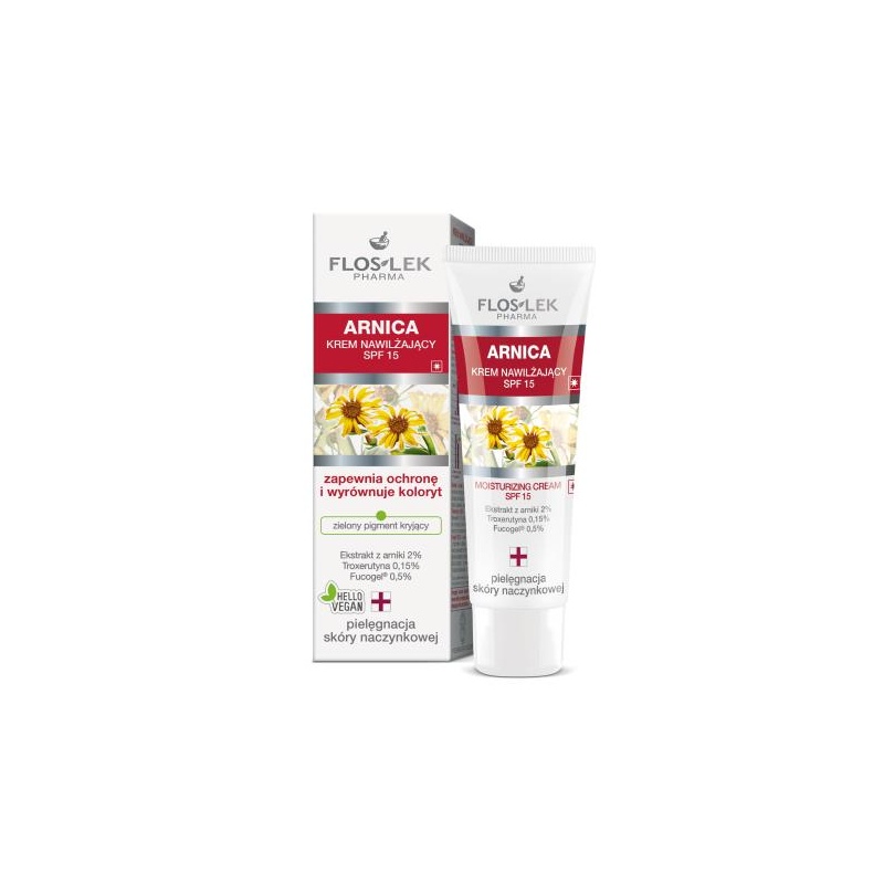 Näokreem FLOSLEK Arnica niisutav tundlikule nahale SPF15 50ml.jpg