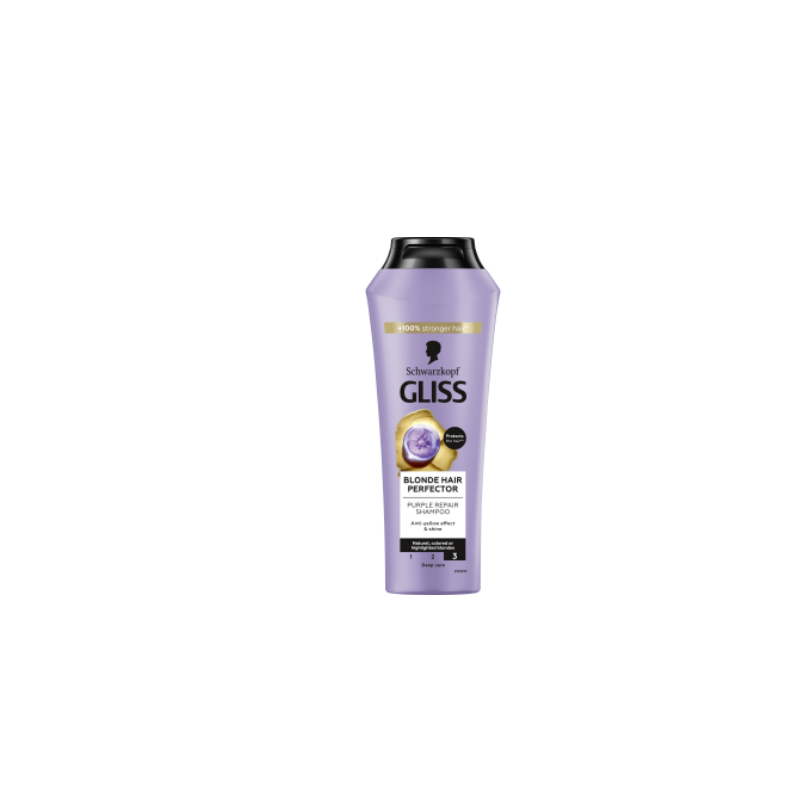 Schwarzkopf Gliss Blonde Hair Perfector Purple Repair Shampoo (250ml).png