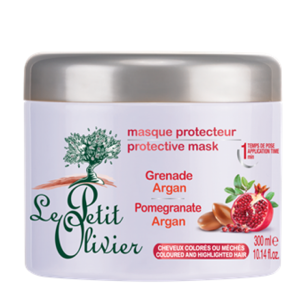 » Le Petit Olivier Hair Mask Pomegranate & Argan Oil, Colored & Highlighted Hair, 300ml.png
