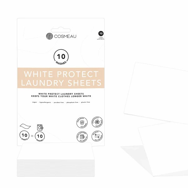 Cosmeau White Booster Sheets, 10 sheets.jpg