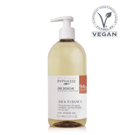 Dušigeel Byphasse Back to Basics kuivale nahale pumbaga 750ml