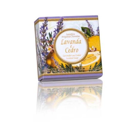 Fiorentino Capri Soap – Lavender & Cedar-Lemon 100 g