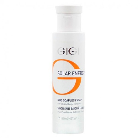 GIGI SOLAR ENERGY MUD SOAPLESS SOAP 120 ML, VEDELSEEP MUDAGA 