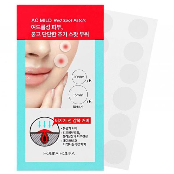 HOLIKA HOLIKA - AC Mild Red Spot Patch 12pcs.jpg