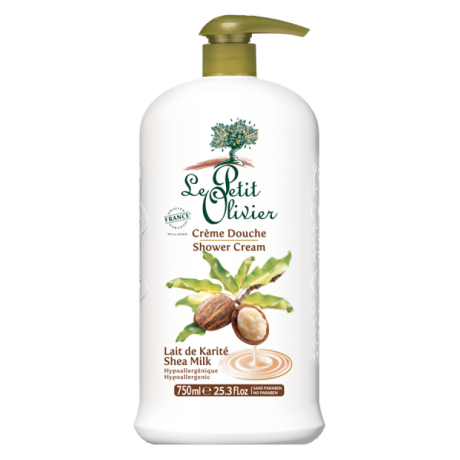 Le Petit Olivier Kreemjas dušigeel sheapiimaga 750ml, hüpoallergiline 