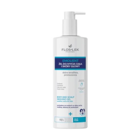 FLOSLEK Emolient rahustav pesugeel tundlikule, allergilisele nahale 400 ml