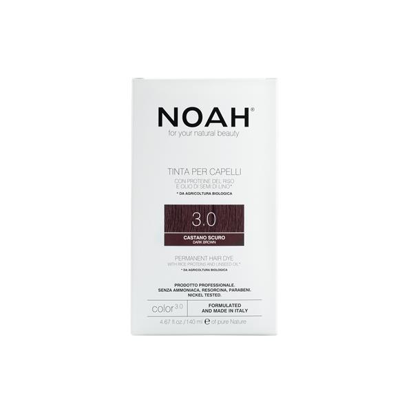 Noah Number 3.0 Hair Colour Dye, Dark Brown 140 ml.jpg