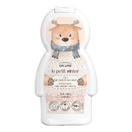 on Line Le Petit Winter 3-in-1 Shampoo, Shower Gel & Conditioner, Fruit Jellies +1, 350 ml