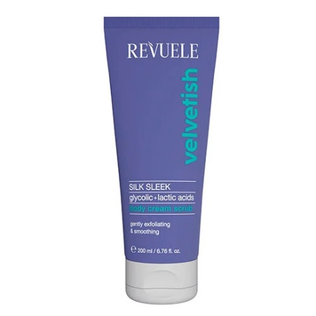 Revuele Velvetish Silk Sleek kreemjas kehakoorija glükool- ja piimhappega 200 ml