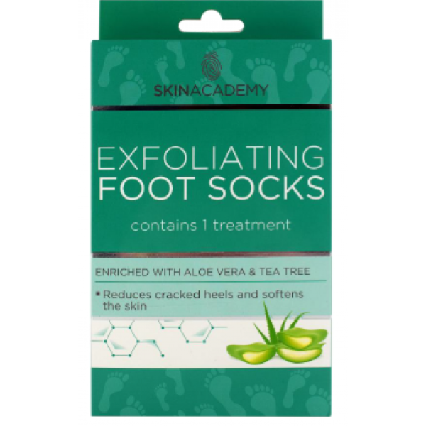 Skin Academy Exfoliating Foot Socks – Aloe Vera & Tea Tree.png