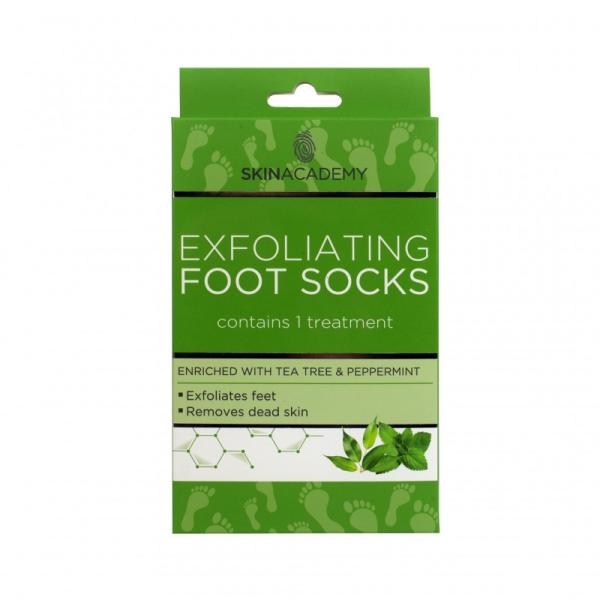 Skin Academy Exfoliating Foot Socks - Tea Tree & Peppermint.jpg