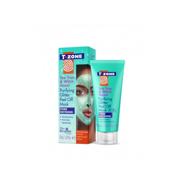 T-Zone Puhastav näomask Purifying Glitter Peel Off Mask Tea Tree&Witch Hazel 50ml.jpg