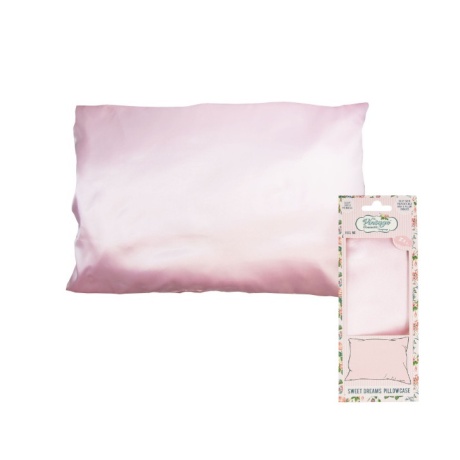 The Vintage Cosmetic Company Sweet Dreams сатиновая наволочка розовая