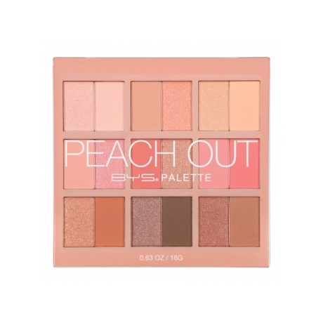 Палетка макияжа BYS Peach Out 18 оттенков