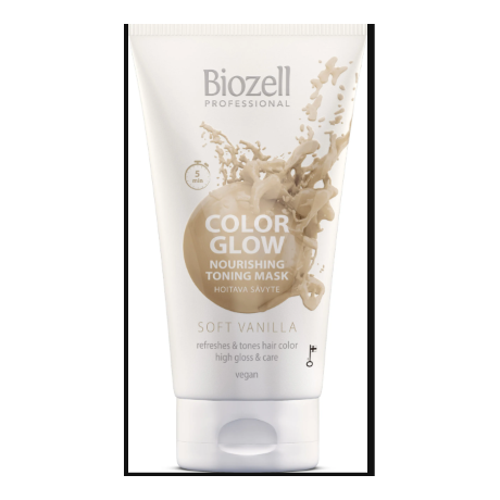 Biozell Color Glow Nourishing Toning Mask 150 ml – Soft Vanilla