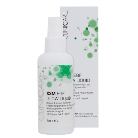 CLINICCARE. X3M EGF GLOW LIQUID MOISTURIZER