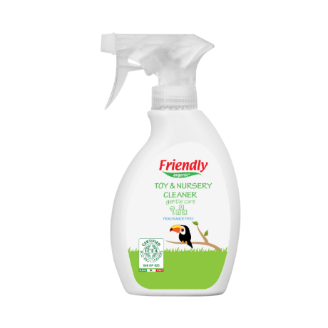 Friendly Organic Fragrance-Free Toy & Nursery Cleaner 250ml, Средство без запаха для чистки игрушек и детской комнаты с алоэ вера