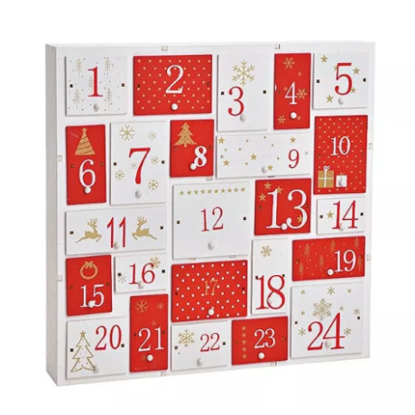 Refillable Advent Calendar with 24 drawers – reusable