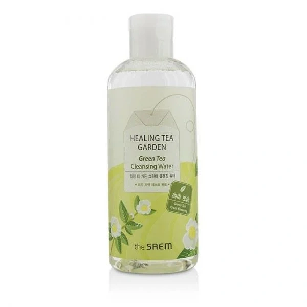 the SAEM Healing Tea Garden Green Tea Lip & Eye Remover 150ml.webp