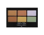 BYS Kontuurimis ja peitekreemipalett Conceal & Correct Palette Camouflage