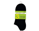 Golden lady mini socks black 3pares