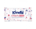 Kindii Cream Baby Wet Wipes 60pcs, Niiske Salvrätik Lastele 0+ (60 tk) 