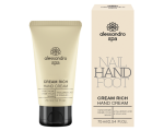 alessandro SPA HAND Cream Rich - rikkalik noorendav vegan kätekreem, 75ml