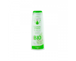 ALPHANOVA KIDS orgaaniline nahka kaitsev kiivi ja kummeliekstraktiga pirnilõhnaline šampoon-dušigeel lastele, 250 ml