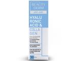 Beauty Derm Hyaluronic Acid & Collagen näogeeli kontsentraat hüaluroonhappe ja kollageeniga, 30ml