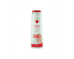ALPHANOVA KIDS orgaaniline nahka niisutav puuvillaseemneõli ja kummeliekstraktiga maasikalõhnaline šampoon-dušigeel lastele, 250 ml