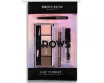 PROFUSION BROWS LIGHT TO MEDIUM KULMUPALETT 