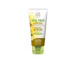 Petal Fresh Tea Tree & African Black Soap Facial Scrub 200ml, Sügavpuhastav ja nahka kooriv  näopesugeel