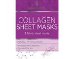 Skin Academy Sheet Masks  Collagen, 2 Sheets, Kangasmask vananemisvastane Q10 kollageeniga 2tk