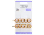 Titania My Style metallist juukseklambrid – 2 tk (kuldne)