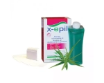 X-Epil Aloe Vera Roll-on Set 100 ml Depilatory Wax Set with Aloe Vera for Hair Removal
