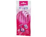 X-Epil Disposable woman razors with twin blades 5pcs