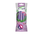 X-Epil Disposable woman razors triple blade 3+1/pack, Бритвы