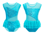 Gymnastics leotard with skirt 